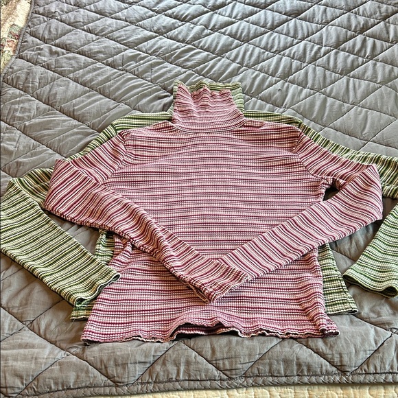 Arizona Jean Company Sweaters - 2 Striped Turtleneck Sweater